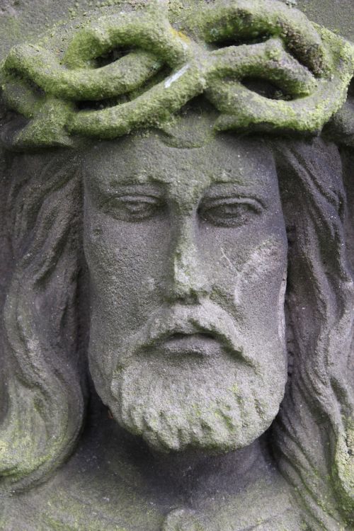 jesus stone figure