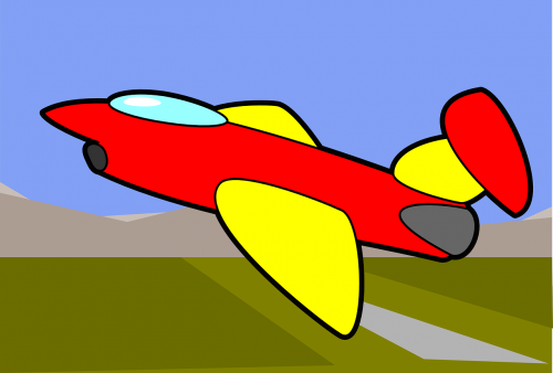 jet plane cartoon