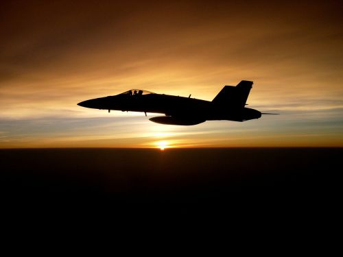 jet military silhouette
