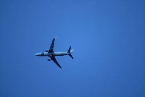 Jet In Blue Sky