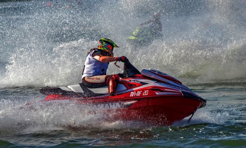 jet ski jetski race motor boat race