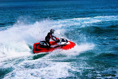 jetski  water  sea