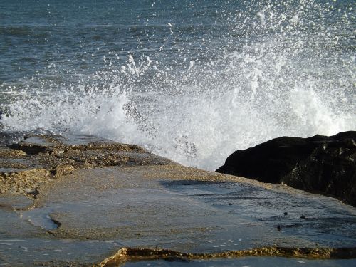 jetty beach water