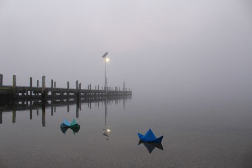 jetty pier fog