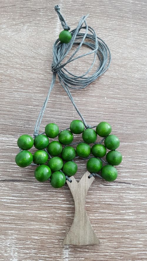 jewelry green string