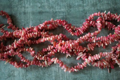jewelry coral pink