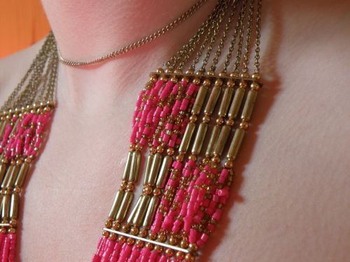 jewelry pink beads