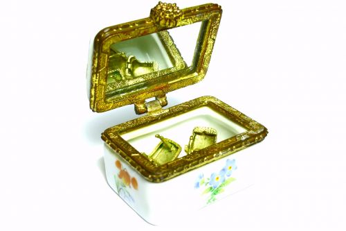 jewelry holder trunk porcelain