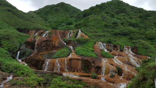 jinguashih landscape gold falls
