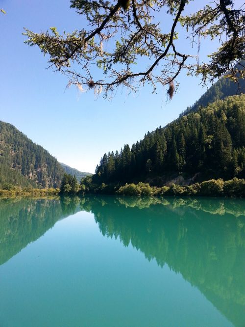 jiuzhaigou mirror serene