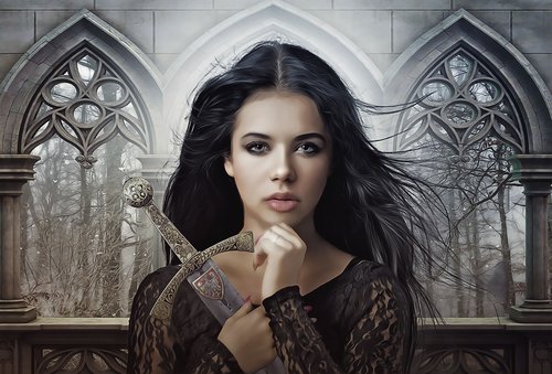 joan of arc  fantasy  fantasy portrait