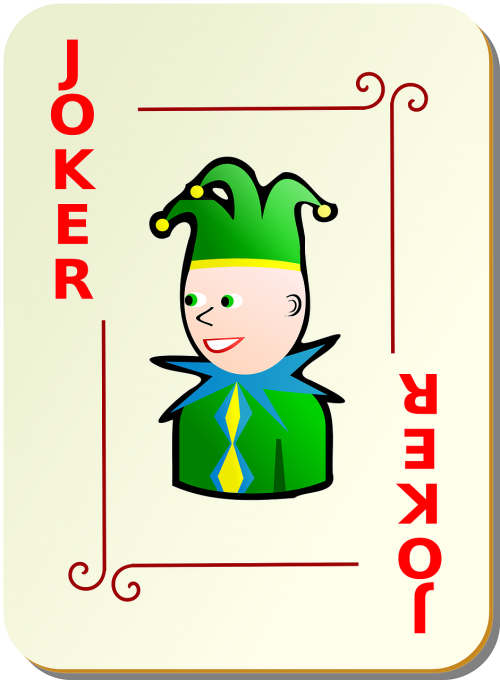 joker playing cards ornamental