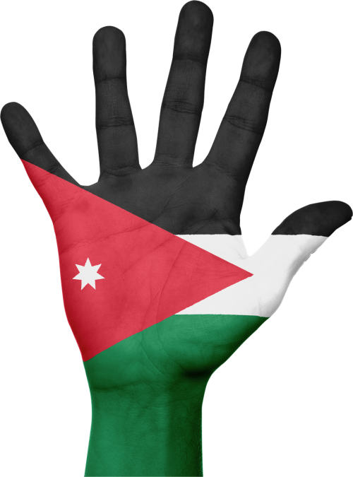 jordan flag hand