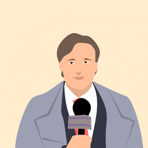 journalist newscaster tv reporter