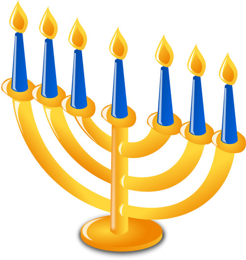 judaism candles hanukkah