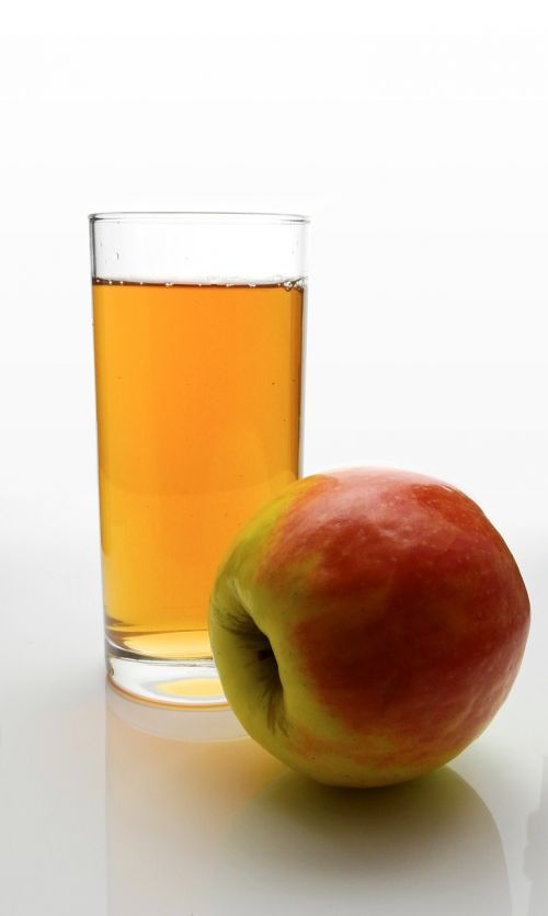 juice apple glass