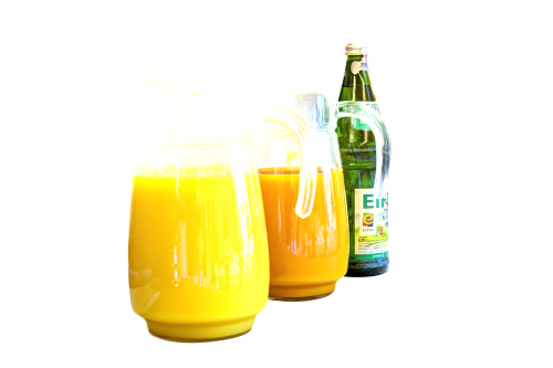 juice orange juice water