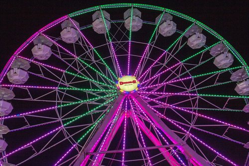 july 4th  carnival  ferris wheel