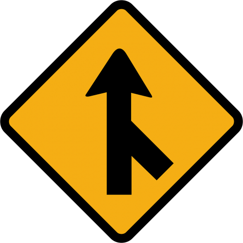 junction intersection roadsign