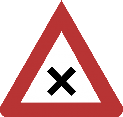 junction danger warning