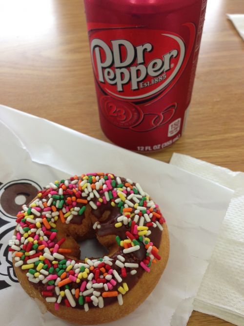 junk food donut dr pepper