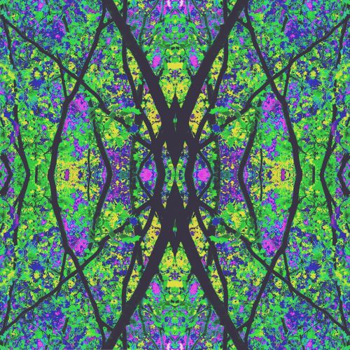 kaleidoscope tree colors