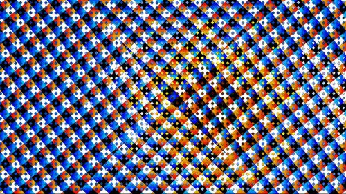 kaleidoscope pattern ornament