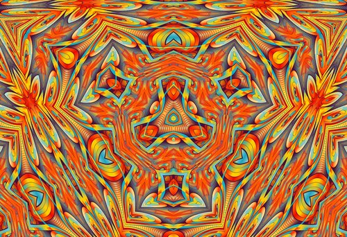 kaleidoscope  background  mandala