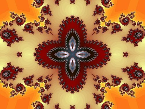 kaleidoscope fractal pattern