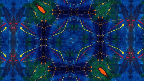 kaleidoscope art  pattern  ornament