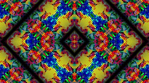 kaleidoscope art  pattern  ornament