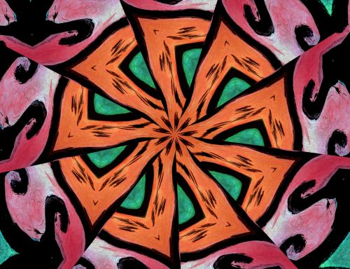 Kaleidoscope Pattern Background