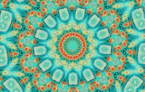 Kaleidoscope Pattern Background