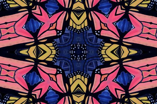 Kaleidoscope Pattern Background