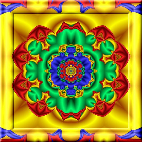 Kaleidoscopic Color Fractal