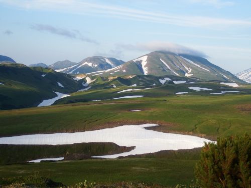 kamchatka mountain plateau tundra