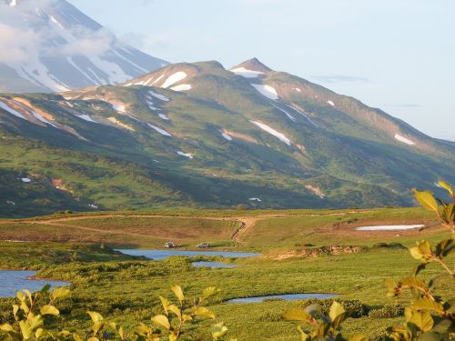 kamchatka mountain plateau volcano