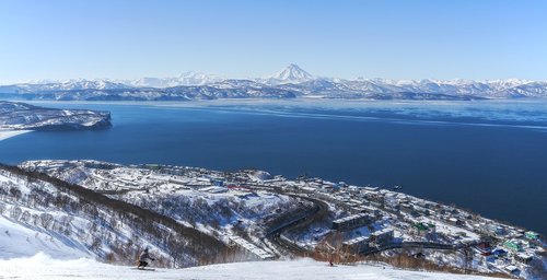 kamchatka  bay  winter
