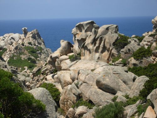 karst sardinia rock