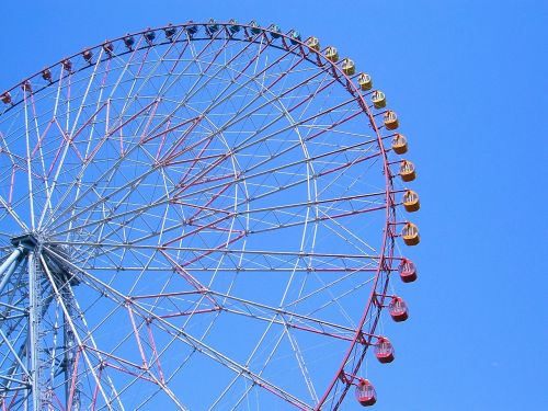 kasai rinkai park ferris wheel sky
