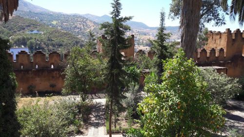 kasbah landscape mountain