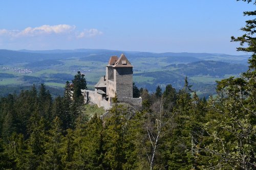 kašperk  castles  czech republic