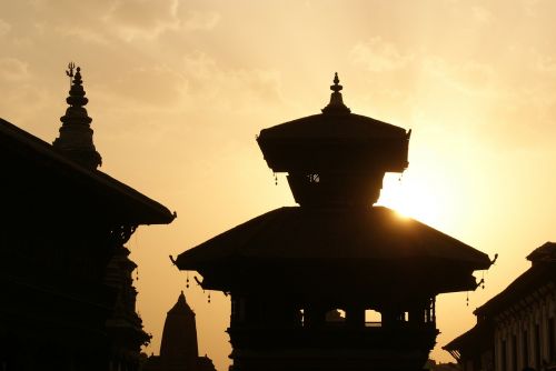 kathmandu nepal evening