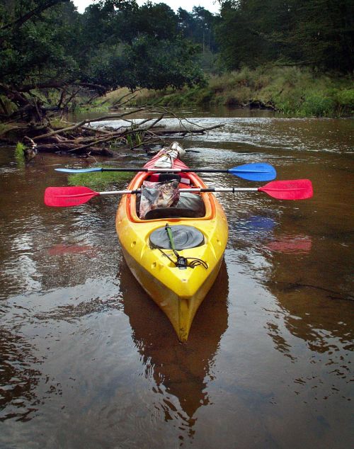 kayak rafting river