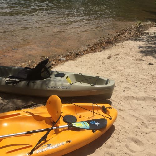 kayak lake summer