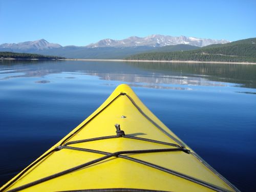 kayak boat lake