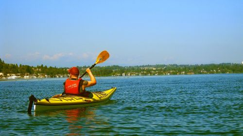 kayak lake water