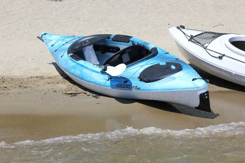 kayak  lake  summer