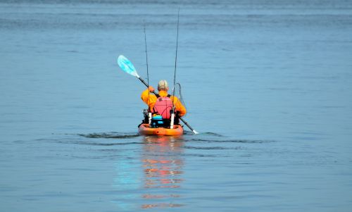 Kayaker On The River