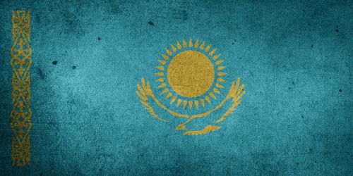 kazakhstan flag national flag